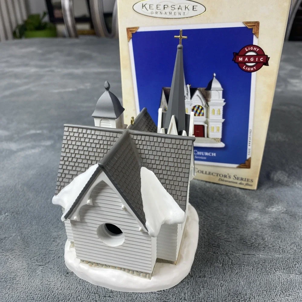 Hallmark ornament church